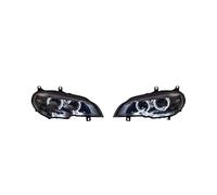 MBPBVRVAF Faro Principale 2 Pezzi Per X5 E70 2007-2013 Gruppo Ottico Anteriore Auto Fari LED Indicatori Direzione Dinamici DRL Accessori Gruppo Fari Anteriori(2PCS LED 2007-2010)