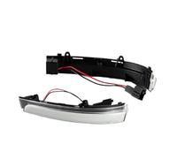 MBPBVRVAF Indicatore Direzione per Jetta Polo per Golf 4 5 per Venti per Passat LED Luce Lampeggiante Specchietto Laterale Indicatore di Direzione Specchietto Retrovisore(Dynamic Clear Lens)