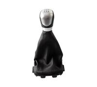 MBPBVRVAF Leva Cambio Ricambio 1PCS per Ecosport 2013 2014 2015 2016 2017 2018 Ghetta Boot Copertura Pomello del Cambio Manuale Cuffia Cambio(5 Speed Silver)