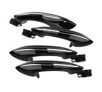 MBPBVRVAF Maniglia Laterale 4 Pezzi Maniglia per Porta di Accesso Comfort Esterno Esterno per Serie 5 6 7 F07 F10 F11 F06 F12 F13 F01 F02 Maniglia Esterna(4 PCS Black Rear)