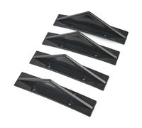 MBPBVRVAF Parafanghi Splitter Diffusore Labbro Paraurti Posteriore Auto 4 Pezzi Rivestimento Protettivo AntiGraffio per Spoiler Posteriore Triangolare Universale Mud Flaps Auto