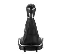 MBPBVRVAF Pomello Cambio per Golf 7 MK7 2013-2018 Pomello del Cambio Manuale in Pelle A 5 E 6 velocità, Cuffia Antipolvere, Parte di Ricambio Interna(6Speed)