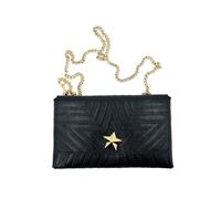 MBRC - Borsa a tracolla in pelle con patta Stellina