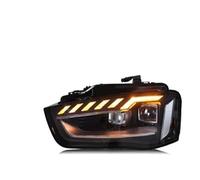 MBROS 1 Paio per A4 RS4 B8 2013 2014 2015 2016 Gruppo Ottico Anteriore Auto con LED DRL Accessori Ricambio Svolta Dinamica Gruppo Faro Anteriore(Xenon)