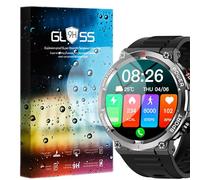 MBROS Compatibile per [3 Pezzo Protettive] 9H Vetro Temperato Pellicole Protettive Compatibile per IOWODO Smartwatch Orologio Uomo 1,39'' W50 (3 Pezzo protettive)