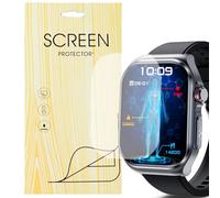 MBROS Compatibile per [6 Pezzo Protettive] Morbido Pellicola protettive per display Compatibile per YYKY 2024 Smartwatch Orologio 2.04" ET585 (6 Pezzo Protettive)