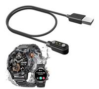 MBROS Compatibile per Cavo USB Compatibile per DEKELIFE Smartwatch Orologio Intelligente Uomo 1,53" 43MT (Nero)