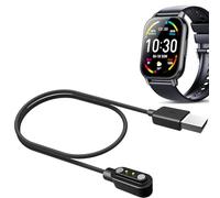 MBROS Compatibile per Cavo USB Compatibile per Hoxe Smartwatch Y6 1.85" (Nero)