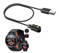 MBROS Compatibile per Cavo USB Compatibile per OUKITEL Smartwatch Orologio Intelligente Uomo 1,43" BT10 (Nero)