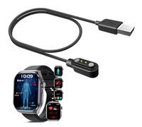 MBROS Compatibile per Cavo USB Compatibile per YYKY 2024 Smartwatch Orologio 2.04" ET585 (Nero)
