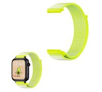 MBROS Compatibile per SaveFamily SaveWatch Plus, Nylon Elastico Classique Bracelet De Remplacement Compatibile per SaveFamily SaveWatch Plus Smartwatch Orologio Bambini 1,72 Pollici (Giallo chiaro)