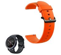 MBROS Compatibile per Silicone Classique Bracelet De Remplacement Compatible pour CMF by Nothing Watch Pro 2 Smartwatch 1.32" D398 (Arancia)