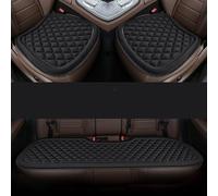 MBROS Cuscino Sedile Auto per BMW X1 X2 X3 X4 X5 X6 X7 XM GT Z4, Universale Traspirante Confortevole Automotive Sedile Protezione Cuscino Interni Accessori,3PCS Front And Rear-Black