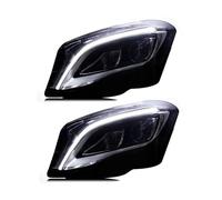 MBROS per GLA W156 2015-2018 2019 LED Auto Animazione di Svolta DRL Accessori per Fari Anteriori 2016 2017 Gruppo Faro Anteriore(2pcs Single Lens)