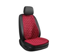 MBROS Set Copri Sedile Coprisedile Universale per Auto Triangolare Concavo Convesso per Massaggio Ai Fianchi Cuscino per Sedile Schienale Tessuto Traspirante(Red 1Set)