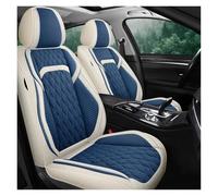 MBROS Set Copri Sedile per Logan 2 per Arkana per Kangoo per Talisman Set Coprisedili Auto Universali Accessori(Beige Blue Front)