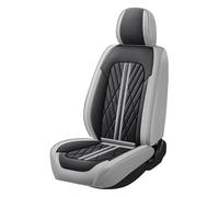 MBROS Set Copri Sedile per Opel per Corsa per Astra K per Insignia per Zafira per Antara Coprisedile per Auto Cuscino per Sedile Accessori per Auto in Pelle PU(WhiteBlack 1)