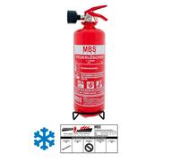 Mbs-Fire ( Pii) 2L Schiuma Estintore, Resistente Al Gelo Incl. Supporto U.Placca