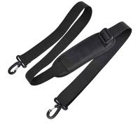 MBSIVSA Cinghia Tracollaper Zaino Universali, Cinghie in Nylon Nere Regolabili, Cinturini con Cuscinoperadatti per Valigie, Laptop e Fotocamere