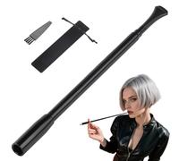 Mbsomnus 1 Pezzi Bocchino per Sigaretta Ø 8 mm Bocchino Allungabile per Sigaretta Nero Bocchini per Sigaretta per Feste Stile Retro Festival Giochi di Ruolo