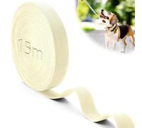 Mbsomnus 15M Cinghia Tapparella 20 mm Cintino per Tapparelle Avvolgibili Crema Cinghia per Valigia Cinghie per Borse Impermeabile Cinghie Tagliabile Fettuccia Nylon Cintura Zaini Fai Da Te