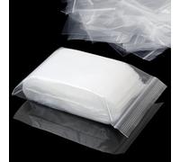 Mbsomnus Bustine Ttrasparenti Richiudibili 24x16 cm Pezzi Sacchettini Piccoli 100 Pezzi Plastica Alimentare Buste Trasparenti Piccole con Chiusura a Zip per Gioielli Orecchini Caramelle Semi Viti