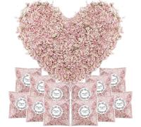Mbsomnus Petali Matrimonio da Lanciare Naturali 12 Pezzi Coriandoli Matrimonio Biodegradabili Petali di Rosa Fiori Secchi Coriandoli per Decorazioni Tavolo Compleanno Decorazione della Festa Nuziale