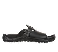 MBT AKITA Sandali per Uomo in Pelle Calzature Leggere e Comode per la Primavera Estate Calzature Fisiologiche per Comfort e Stabilità. Sandali di Recupero per Vestire in Stile Moderno. Colore Nero