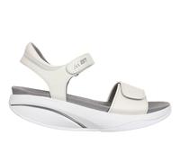 MBT MALIA 2 Sandali da Donna in Pelle di Pecora. Calzature Leggere e Comode per la Primavera Estate Scarpe Fisiologiche per Comfort e Stabilità. Sandali Moderni con Chiusura Colore Bianco
