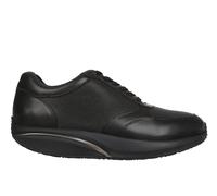 MBT Nafasi 5 Scarpe Eleganti da Donna Anatomiche e Comode Calzature Fisiologiche Confortevoli e Stabili con Suola Curva. Scarpe Casual in Pelle con Piattaforma e Lacci. Colore Nero