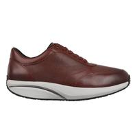 MBT Nafasi 5 Scarpe Eleganti da Uomo Anatomiche e Comode Calzature Fisiologiche Confort e Stabilità con Suola Curva. Scarpe Casual in Pelle con Piattaforma e Lacci. Colore Marrone