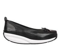 MBT Sakura Ballerine da Donna Stile Casual. Scarpe per Camminare Anatomiche e Comode Calzature Fisiologiche Confort e Stabilità con Suola Curva. Mocassini in Pelle con Suola a Dondolo. Colore Nero