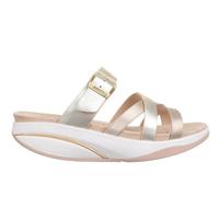 MBT Sandali FASI per Donna in Pelle con Chiusura a Fibbia. Calzature Leggere e Comode per la Primavera Estate Calzature Fisiologiche Confort Stabilità. Sandali da Vestire Stile Moderno. Colore Dorato