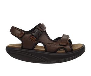 MBT Sandalía de Hombre Kisumu 3S M Marrón, Semelle de Mocassin Uomo, Brown, 44 EU