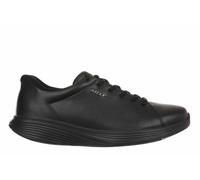 MBT SF-4000 Scarpe da uomo. Scarpe sportive da passeggio anatomiche e comode. Calzature fisiologiche di comfort e stabilità con suola basculante. Design in pelle sintetica. Colore bianco. Colore nero.