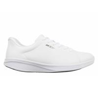 MBT SF-4000 Scarpe da Uomo. Scarpe Sportive da Passeggio Anatomiche e comode. Calzature fisiologiche di Comfort e stabilità con Suola Basculante. Design in Pelle Sintetica. Colore Bianco.