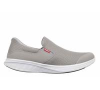 MBT SF-Modena III Slip On Scarpe da Uomo. Calzature fisiologiche con Tecnologia Slip & Fit per Un utilizzo Senza Sforzo. Tomaia in Rete Traspirante e Pelle Sintetica. Colore Grigio