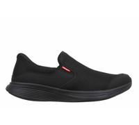 MBT SF-Modena III Slip On Scarpe da Uomo. Calzature fisiologiche con Tecnologia Slip & Fit per Un Uso Senza Sforzo. Tomaia in Mesh Traspirante e Pelle Sintetica. Colore Nero