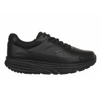 MBT Simba Trainer II Scarpe da Uomo. Sneakers dal Design Casual e Versatile. Pelle Sintetica e Sistema di Allacciatura Rapida. Calzatura fisiologica con Ammortizzazione e traspirabilità. Colore Nero