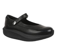 MBT Sirima 8 Scarpe da donna stile ballerina. Scarpe da passeggio anatomiche e confortevoli. Scarpe fisiologiche di comfort e stabilità con suola rocker. Scarpe casual slip-on. Colore nero.