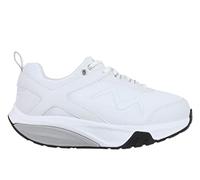 MBT Sport 4 Scarpe da Ginnastica per Donna. Scarpe da Passeggio Anatomiche e comode. Calzature fisiologiche Confortevoli e stabili con Suola Curva. Sneakers Casual con Lacci. Bianco