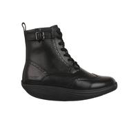 MBT Winka Boot Stivali da donna. Stivali da passeggio anatomici e confortevoli in nappa. Calzature fisiologiche di comfort e stabilità con suola rocker. Stivali stringati casual. Nero