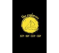 MBTI Customized Lined Journal Notebook, Explorer Series, Dark Cover, Version 1, Medium, 140 pages, 5.5 X 8.5 inches, Paperback, Journal Notebook for Work & Study