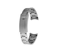 MBUIOPJ Cinturino for orologio in acciaio inossidabile massiccio compatibile con Rolex Submariner con fibbia pieghevole curva e cinturino da 20 mm, colore: Nero Verde Acqua Fantasma