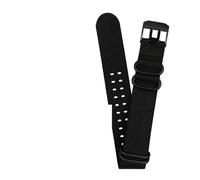 MBUIOPJ Cinturino for orologio in nylon compatibile con Luminox 3051 3080 3150 8800, cinturino sportivo for orologi da uomo, cinturini for orologi da 22 mm 23 mm(Black black buckle,23mm)