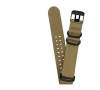 MBUIOPJ Cinturino for orologio in nylon compatibile con Luminox 3051 3080 3150 8800, cinturino sportivo for orologi da uomo, cinturini for orologi da 22 mm 23 mm(Khaki black buckle,23mm)