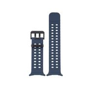 MBUIOPJ Cinturino in gomma nero bianco arancione compatibile con il movimento ultra-gel di silice dello smartwatch SAMSUNG Galaxy Watch, accessori for uomo e donna(Blue-black)