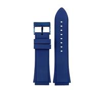 MBUIOPJ Compatibile con il cinturino for orologio GUESS W0247G3 W0040G3 W0040G7, serie 22 mm, cinturino in silicone sportivo, bracciale in gomma impermeabile(Blue)