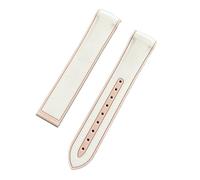 MBUIOPJ Compatibile con Omega Swatch Co-branded Planet Snoopy MoonSwatch Speedmaster Cinturino for orologio in gomma curva da 20 mm Bracciale da polso(6,20mm No buckle)