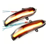 Mbxpxe Indicatori Di Direzione 2 Pezzi Lampeggiante Acqua Dinamico LED Indicatori Direzione Luce Specchio Laterale Per Benz W203 W211 S203 CL203 01-07 Lampada di Segnalazione(Yellow)